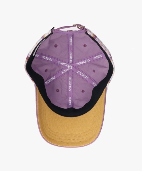 OVERRIDE（オーバーライド）の「OVERRIDE OGC CHECK 6P CAP SG / オーバーライド（キャップ・レディース・ブルー/パープル/オレンジ・57~59cm）」の16枚目の写真