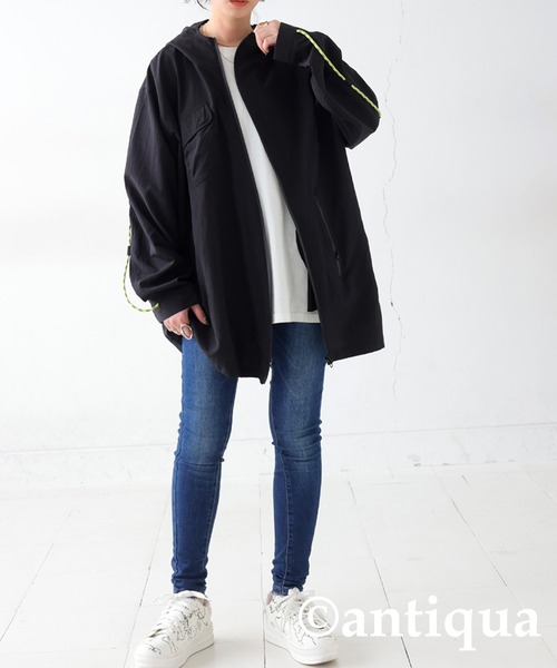 【美品】antiqua アンティカ　❤️ パーカー UVカット 撥水パーカー（パーカー）｜antiqua（アンティカ）の