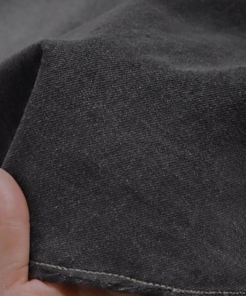 reca（レカ）の「デニムオーバーシャツジャケット（デニムジャケット・レディース・ブラック/サックスブルー系・FREE）」の20枚目の写真