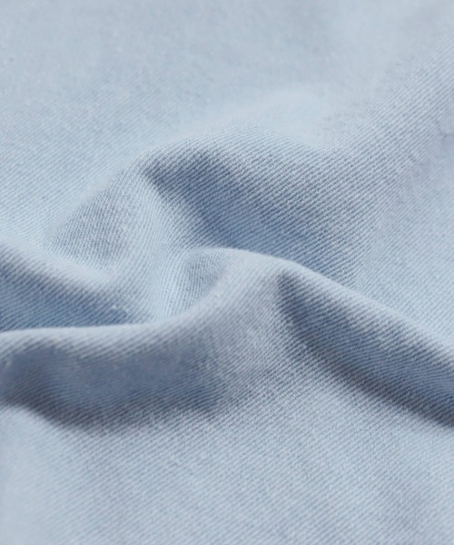 reca（レカ）の「デニムオーバーシャツジャケット（デニムジャケット・レディース・ブラック/サックスブルー系・FREE）」の21枚目の写真