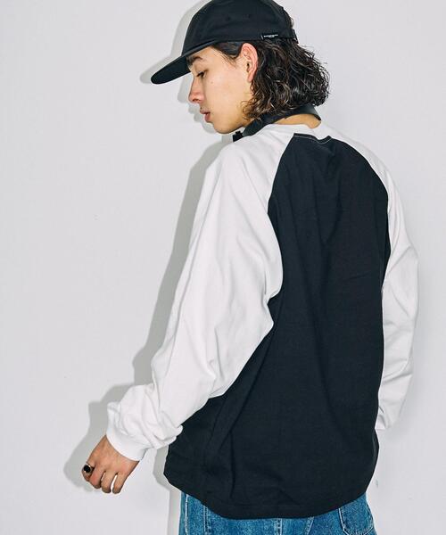 WEGO(ウィゴー)の「WEGO/ラグラングラフィックBIGロンT(Tシャツ/カットソー・メンズ・ブラック系その他/ホワイト系その他/グレー系その他・MEDIUM/LARGE)」の20枚目の写真
