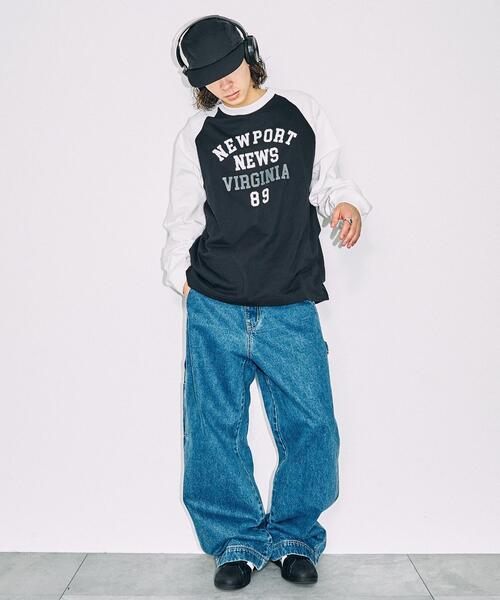 セール】WEGO/ラグラングラフィックBIGロンT（Tシャツ