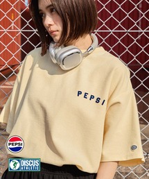 DISCUS ATHLETIC | 【DISCUS ATHLETIC×PEPSI】コラボ ワンポイントロゴ ショートスリーブ半袖カットソー(Tシャツ/カットソー)