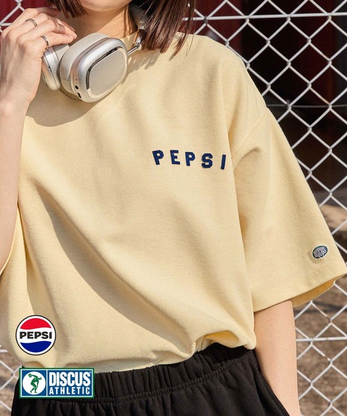 DISCUS ATHLETIC(ディスカス アスレチック)の「【DISCUS ATHLETIC×PEPSI】コラボ ワンポイントロゴ ショートスリーブ半袖カットソー(Tシャツ/カットソー・メンズ・ブラック/アイボリー・M/L)」の15枚目の写真