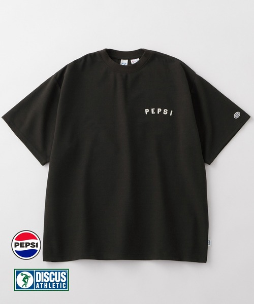 DISCUS ATHLETIC(ディスカス アスレチック)の「【DISCUS ATHLETIC×PEPSI】コラボ ワンポイントロゴ ショートスリーブ半袖カットソー(Tシャツ/カットソー・メンズ・ブラック/アイボリー・M/L)」の18枚目の写真