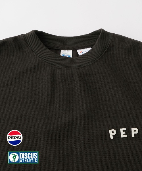 DISCUS ATHLETIC(ディスカス アスレチック)の「【DISCUS ATHLETIC×PEPSI】コラボ ワンポイントロゴ ショートスリーブ半袖カットソー(Tシャツ/カットソー・メンズ・ブラック/アイボリー・M/L)」の19枚目の写真