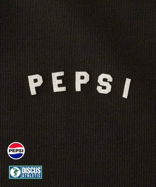 DISCUS ATHLETIC(ディスカス アスレチック)の「【DISCUS ATHLETIC×PEPSI】コラボ ワンポイントロゴ ショートスリーブ半袖カットソー(Tシャツ/カットソー・メンズ・ブラック/アイボリー・M/L)」の20枚目の写真