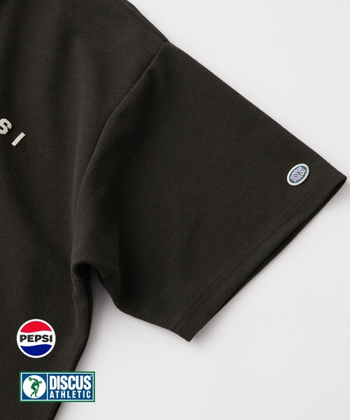 DISCUS ATHLETIC(ディスカス アスレチック)の「【DISCUS ATHLETIC×PEPSI】コラボ ワンポイントロゴ ショートスリーブ半袖カットソー(Tシャツ/カットソー・メンズ・ブラック/アイボリー・M/L)」の22枚目の写真