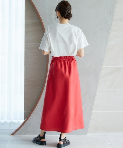 miclat（ミクラ）の「大きいサイズ　リラックススカート　miclat（スカート・レディース・ネイビー/レッド・L/LL/3L/4L/5L）」の19枚目の写真