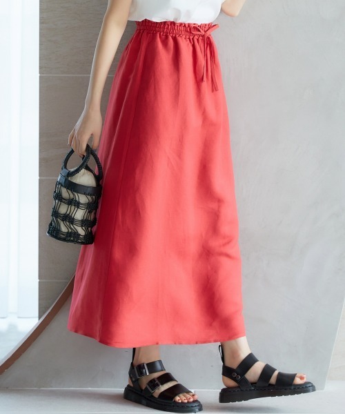 miclat（ミクラ）の「大きいサイズ　リラックススカート　miclat（スカート・レディース・ネイビー/レッド・L/LL/3L/4L/5L）」の9枚目の写真