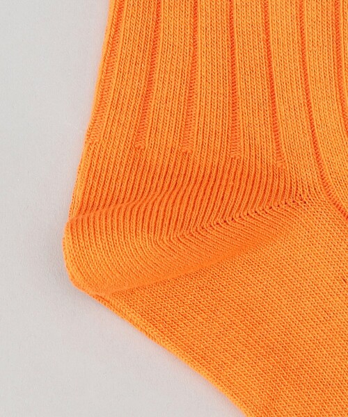 PENNEYS（ぺニーズ）の「PENNEYS別注 RIB SOCKS（ソックス/靴下・レディース・ホワイト/オレンジ/ネイビー・FREE）」の6枚目の写真