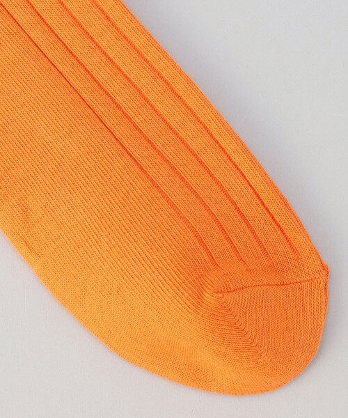 PENNEYS（ぺニーズ）の「PENNEYS別注 RIB SOCKS（ソックス/靴下・レディース・ホワイト/オレンジ/ネイビー・FREE）」の5枚目の写真