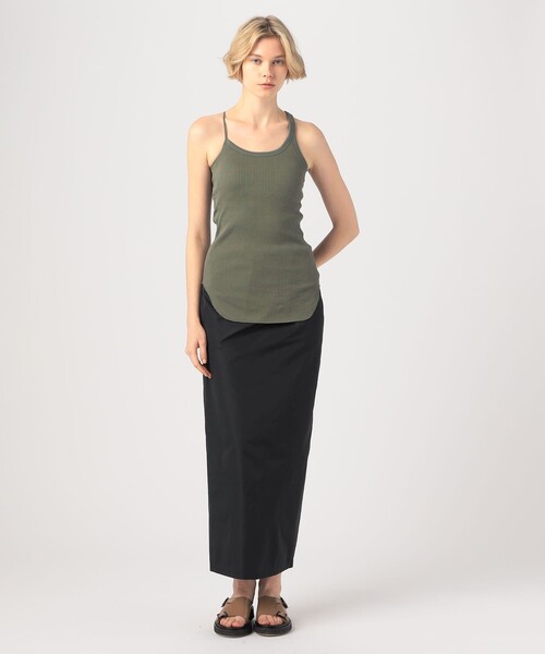 タンクトップ ノースリーブ HAKUJI Cotton asym TT レディース HAKUJI タンクトップ ノースリーブ Cotton asym TT レディース