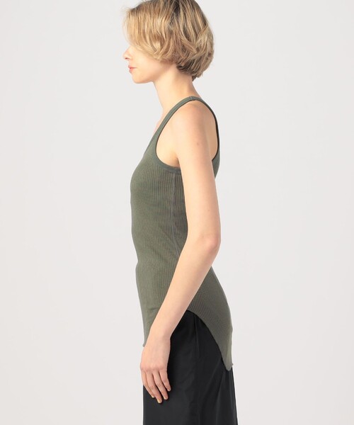 タンクトップ ノースリーブ HAKUJI Cotton asym TT レディース HAKUJI タンクトップ ノースリーブ Cotton asym TT レディース