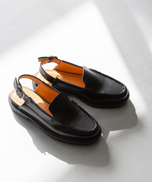 バックストラップ 厚底 ローファー（ローファー）｜menue（メヌエ）の