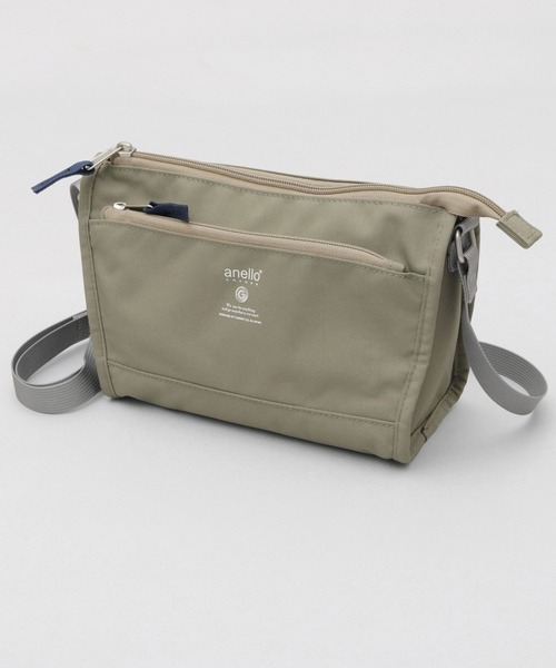 anello(アネロ)の「CABIN キャビン 撥水加工 5ポケット ミニショルダーバッグ(ショルダーバッグ・レディース・グレイッシュベージュ/ブラック/スミクロ・FREE)」の6枚目の写真
