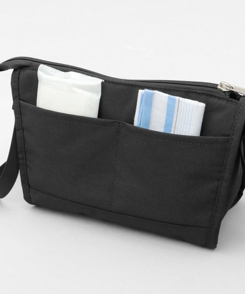 anello(アネロ)の「CABIN キャビン 撥水加工 5ポケット ミニショルダーバッグ(ショルダーバッグ・レディース・グレイッシュベージュ/ブラック/スミクロ・FREE)」の15枚目の写真