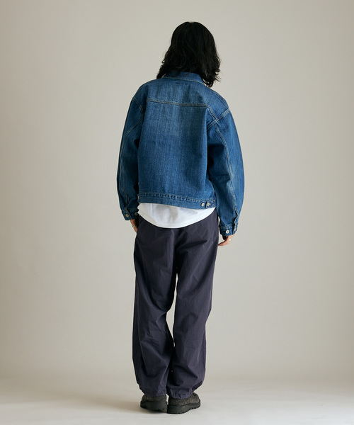 JOURNAL STANDARD（ジャーナルスタンダード）の「バギー デニムトラッカージャケット（デニムジャケット・メンズ・ブラック系その他/ブルー・SMALL/MEDIUM/LARGE）」の13枚目の写真