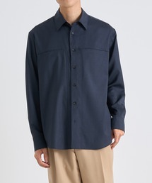 【THE TOKYO/ザトウキョウ】Active Washable Wool L/S Shirt Solid/アクティブウォッシャブルウールL/Sシャツソリッド