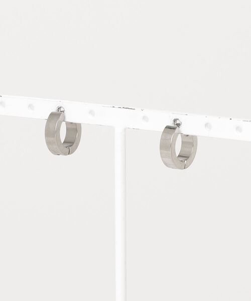 SILVER BULLET（シルバーバレット）の「『SBLTR』ユニセックス デザインフープピアス（ピアス（片耳用）・レディース・A/B/C/D/E・FREE）」の13枚目の写真