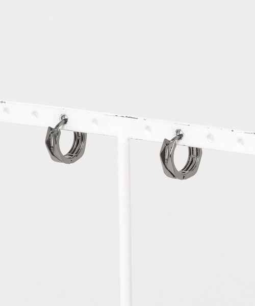 SILVER BULLET（シルバーバレット）の「『SBLTR』ユニセックス デザインフープピアス（ピアス（片耳用）・レディース・A/B/C/D/E・FREE）」の11枚目の写真