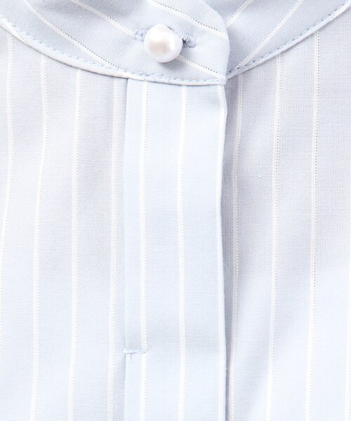 index（インデックス）の「◆≪5color≫ ラメラインペプラムブラウス【防シワ/イージーケア/洗濯機洗い可】（シャツ/ブラウス・レディース・ホワイト系5/ネイビー系2/サックスブルー系2/ベージュ系その他6/ブラウン系その他5・40/38/42/36）」の13枚目の写真