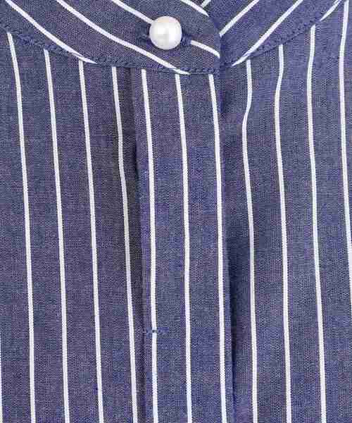 index（インデックス）の「◆≪5color≫ ラメラインペプラムブラウス【防シワ/イージーケア/洗濯機洗い可】（シャツ/ブラウス・レディース・ホワイト系5/ネイビー系2/サックスブルー系2/ベージュ系その他6/ブラウン系その他5・40/38/42/36）」の17枚目の写真