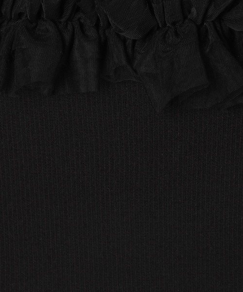 は様 Heather（ヘザー）の「チュールオフショルニット（半袖） 118632