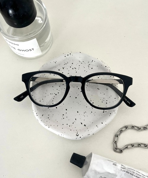 prose verse(プロズヴェール)の「ウェリントンフレームメガネ(メガネ・レディース・ブラック・フリ-)」の1枚目の写真