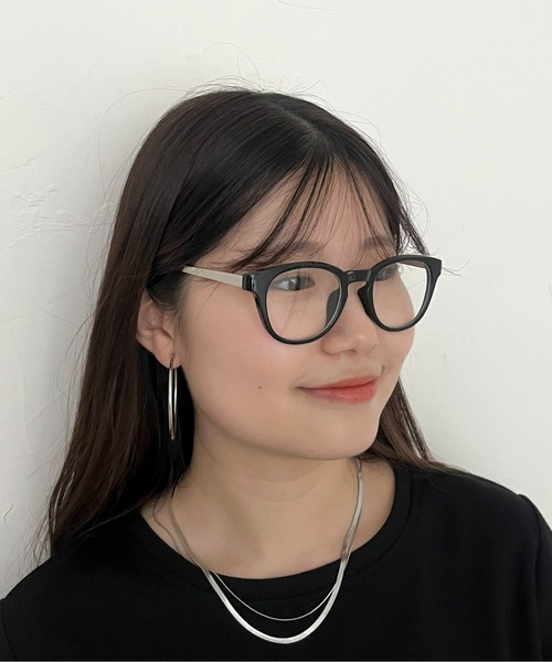 prose verse(プロズヴェール)の「ウェリントンフレームメガネ(メガネ・レディース・ブラック・フリ-)」の9枚目の写真