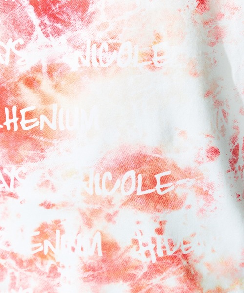 HIDEAWAYS NICOLE(ハイダウェイニコル)の「【WEB限定】ムラ柄ロゴプリント半袖Tシャツ(Tシャツ/カットソー・メンズ・ブラック/サックスブルー/オフホワイト/ピンク・MEDIUM/LARGE/X-LARGE)」の14枚目の写真