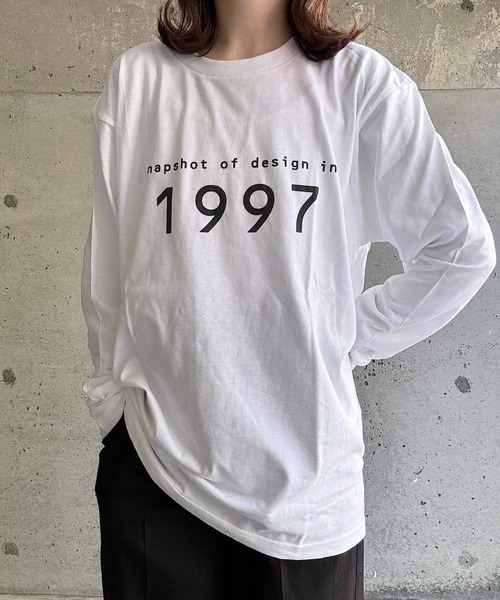 cuorequal(クオレコール)の「ロゴプリントロングTシャツ(Tシャツ/カットソー・レディース・ホワイト・MEDIUM/LARGE)」の5枚目の写真