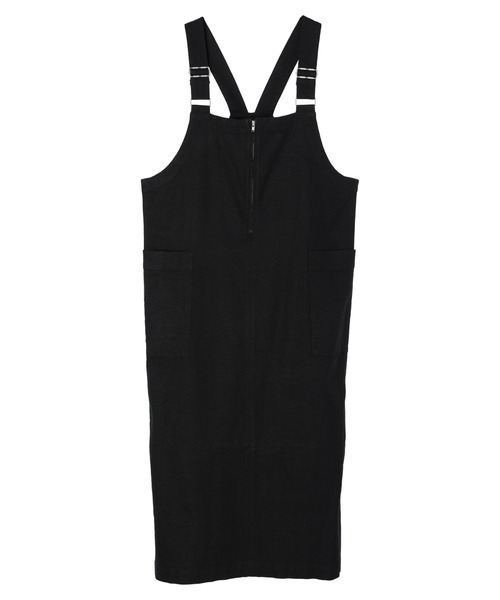 AMERICAN HOLIC（アメリカンホリック）の「リネンブレンドIラインジャンパースカート（ワンピース・レディース・ブラック・M/L）」の17枚目の写真