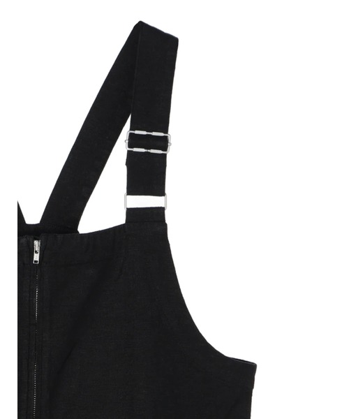 AMERICAN HOLIC（アメリカンホリック）の「リネンブレンドIラインジャンパースカート（ワンピース・レディース・ブラック・M/L）」の21枚目の写真