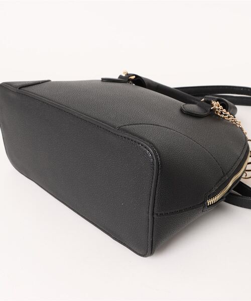 one wayザッカ（ワンウェイザッカ）の「チャーム付き2wayボストンショルダーバッグ（ボストンバッグ・レディース・アイボリー/グレー/ブラック・FREE）」の5枚目の写真