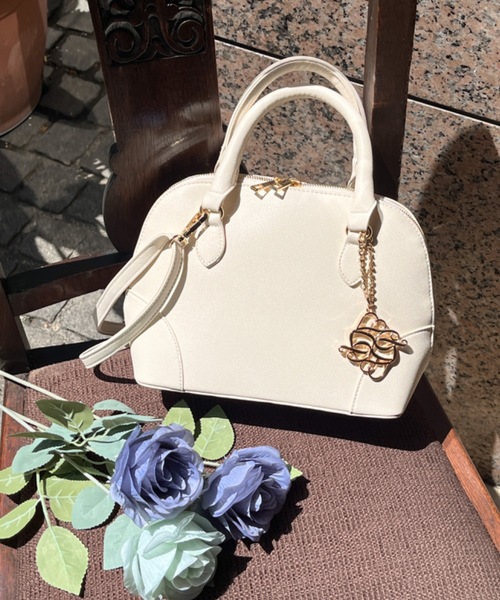 one wayザッカ（ワンウェイザッカ）の「チャーム付き2wayボストンショルダーバッグ（ボストンバッグ・レディース・アイボリー/グレー/ブラック・FREE）」の21枚目の写真