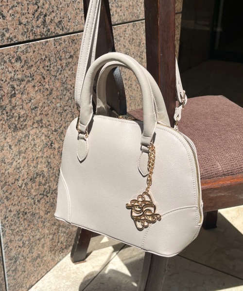 one wayザッカ（ワンウェイザッカ）の「チャーム付き2wayボストンショルダーバッグ（ボストンバッグ・レディース・アイボリー/グレー/ブラック・FREE）」の20枚目の写真