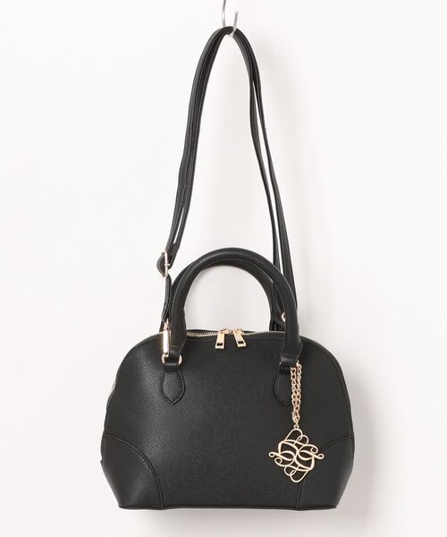 one wayザッカ（ワンウェイザッカ）の「チャーム付き2wayボストンショルダーバッグ（ボストンバッグ・レディース・アイボリー/グレー/ブラック・FREE）」の12枚目の写真