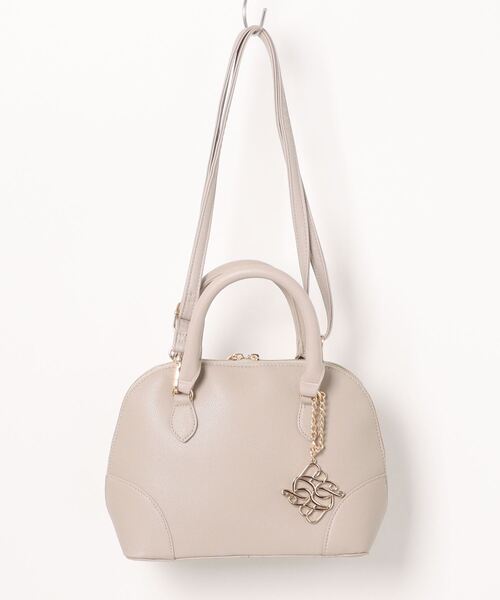 one wayザッカ（ワンウェイザッカ）の「チャーム付き2wayボストンショルダーバッグ（ボストンバッグ・レディース・アイボリー/グレー/ブラック・FREE）」の13枚目の写真