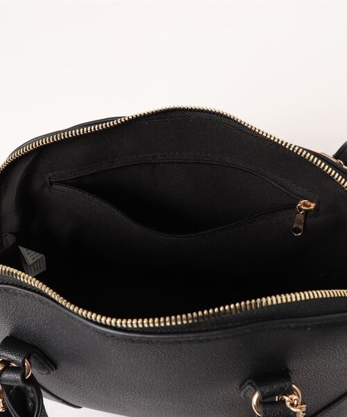 one wayザッカ（ワンウェイザッカ）の「チャーム付き2wayボストンショルダーバッグ（ボストンバッグ・レディース・アイボリー/グレー/ブラック・FREE）」の9枚目の写真