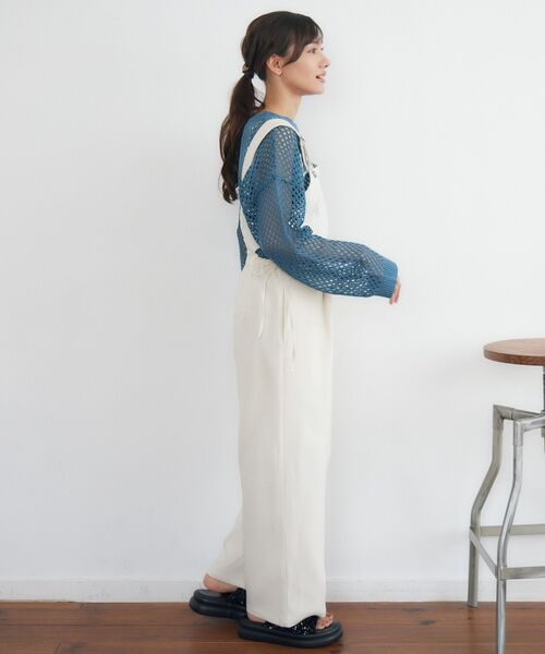 RETRO GIRL(レトロガール)の「サイドカットサロペ(サロペット/オーバーオール・レディース・ブルー/ナチュラル/ブラック・FREE)」の7枚目の写真