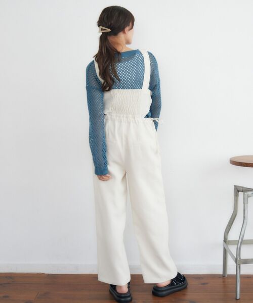 RETRO GIRL(レトロガール)の「サイドカットサロペ(サロペット/オーバーオール・レディース・ブルー/ナチュラル/ブラック・FREE)」の9枚目の写真