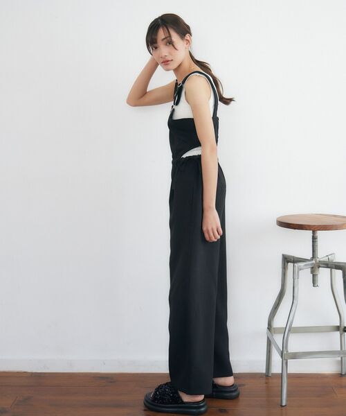 RETRO GIRL(レトロガール)の「サイドカットサロペ(サロペット/オーバーオール・レディース・ブルー/ナチュラル/ブラック・FREE)」の16枚目の写真