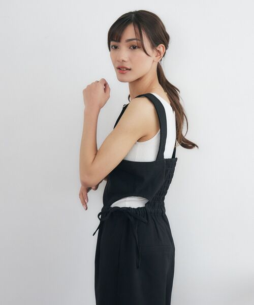 RETRO GIRL(レトロガール)の「サイドカットサロペ(サロペット/オーバーオール・レディース・ブルー/ナチュラル/ブラック・FREE)」の20枚目の写真