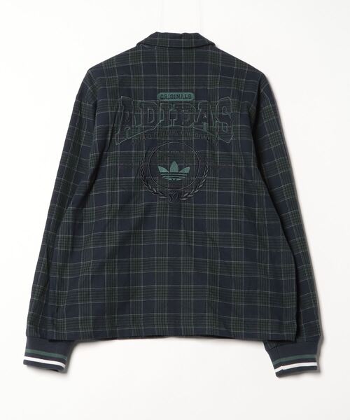 adidas(アディダス)の「チェック柄ジャケット(その他アウター・メンズ・ネイビー・M)」の2枚目の写真
