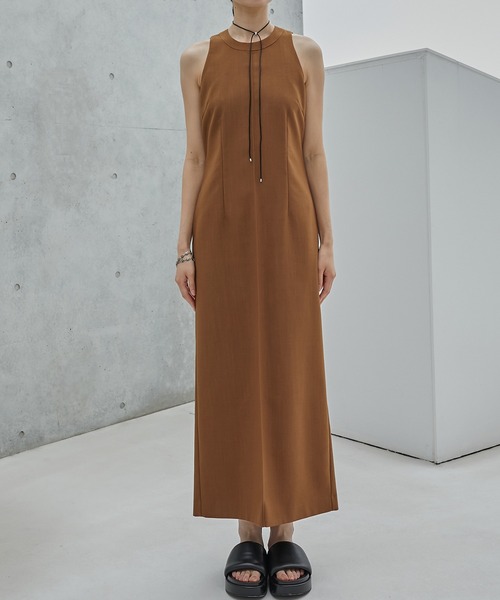 LE CIEL BLEU アメリカンスリーブ バックスリットドレス 広瀬すず