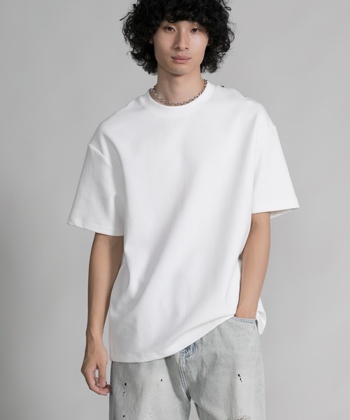 aimoha(アイモハ)の「【aimoha neo】QUALITY COTTON PLUM BLOSSOM 9 TEE(サイズ1.2.3.4) (SS)(Tシャツ/カットソー・メンズ・ホワイト/ダークグレー/オリーブ/ブラック・1/2/3/4)」の2枚目の写真