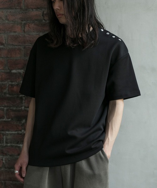 aimoha(アイモハ)の「【aimoha neo】QUALITY COTTON PLUM BLOSSOM 9 TEE(サイズ1.2.3.4) (SS)(Tシャツ/カットソー・メンズ・ホワイト/ダークグレー/オリーブ/ブラック・1/2/3/4)」の1枚目の写真