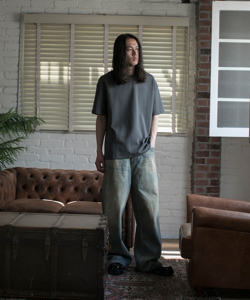 aimoha(アイモハ)の「【aimoha neo】QUALITY COTTON PLUM BLOSSOM 9 TEE(サイズ1.2.3.4) (SS)(Tシャツ/カットソー・メンズ・ホワイト/ダークグレー/オリーブ/ブラック・1/2/3/4)」の6枚目の写真