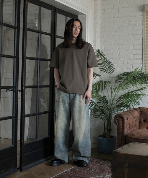 aimoha(アイモハ)の「【aimoha neo】QUALITY COTTON PLUM BLOSSOM 9 TEE(サイズ1.2.3.4) (SS)(Tシャツ/カットソー・メンズ・ホワイト/ダークグレー/オリーブ/ブラック・1/2/3/4)」の14枚目の写真